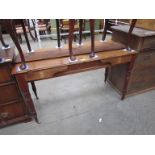 A 19th Century mahogany Pembroke table, a/f,