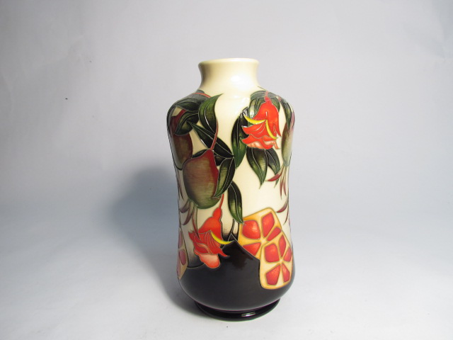 A Moorcroft Trial vase designed by Vicky Lovatt with fruit and flower design, marked Trial 7/1/13, - Image 2 of 3