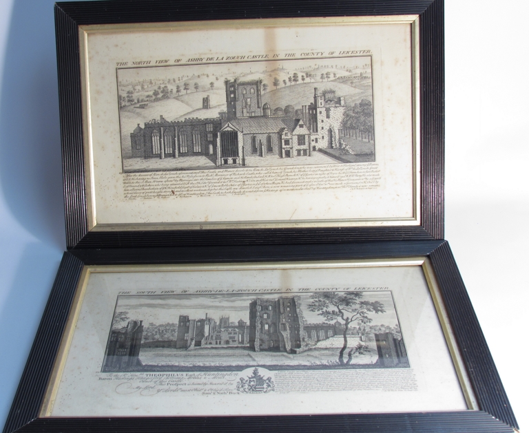 Samuel and Nathaniel Buck, two early 18th Century etchings,