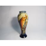 A Moorcroft Trout pattern vase, designed by Philip Gibson, 27cm tall,