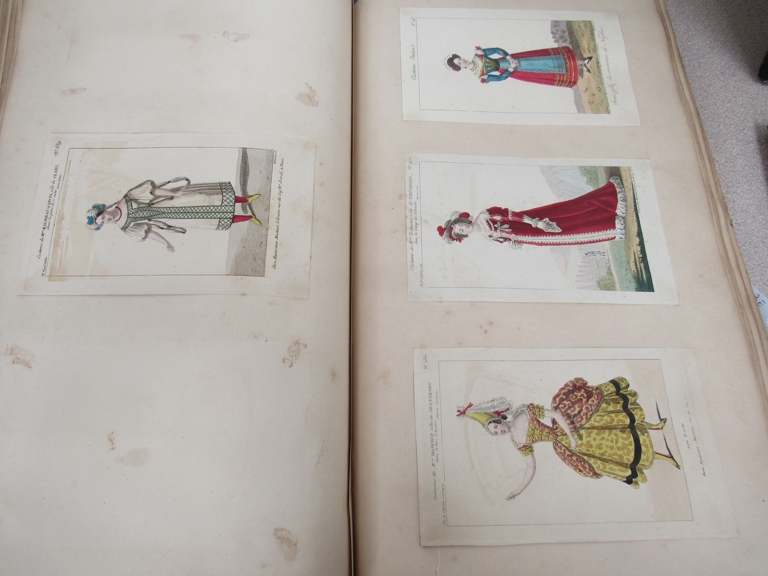 Three scrap books with costume and vintage coloured fashion prints - Image 3 of 7