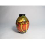 A Moorcroft Shepherds Delight pattern vase, designed by Emma Bossons, 14cm tall,
