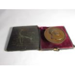 A Victorian bronze Commemorative medal,