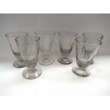 A quantity of Georgian and later drinking glasses including ale glasses (26)