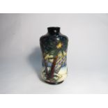 A Moorcroft Kiribati vase designed by Nicola Slaney, Moorcroft Design Studio stamp, 21cm tall,