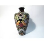A Moorcroft Trial Nightingale Lullaby pattern vase, designed by Rachel Bishop,