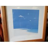 John Miller (1931-2002): print "Endless Day", English artist, framed and glazed,