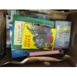 A box of model railway books