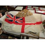 A white Ensign flat 68" x 34" indistinct mark of 1940