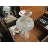 A Waterford crystal table lamp