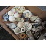 A collection of miniature china cups,