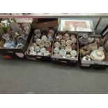 Four boxes of 20th Century ceramic ginger jars and vases