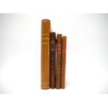 Four antiquarian leatherbound volumes, comprising [Sir Samuel Garth]: 'The Dispensary', John Nutt,