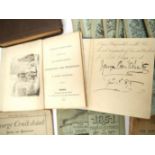A collection of works by or illustrated by George Cruikshank, including 'Twelve Sketches,