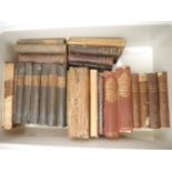 A quantity of mainly 19th Century volumes including Shelley's 'Poetical Works', 1839, 4 volumes,