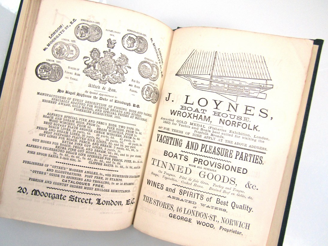 Arthur Henry Patterson: 'Broadland Scribblings: A Leisure- Hour Book for the Holidays', 1892, - Image 3 of 7