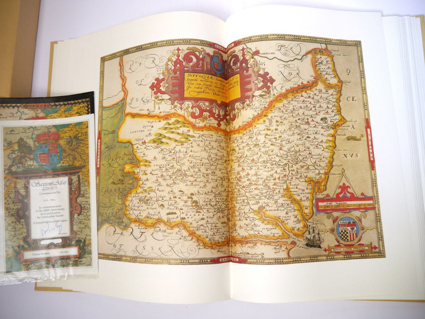 Three facsimile reproduction Atlases comprising "Saxton's Atlas 1579-1979", - Image 2 of 2