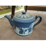 A 19th Century Wedgwood Jasper Ware teapot