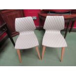 A pair of Sandler Metalmobil collezione dining chairs