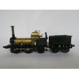 An Aster Hobby Co gauge 1 live steam Liverpool and Manchester 'Lion' 0-4-2 locomotive together with