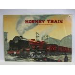 A modern Hornby Trains metal sign
