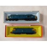 Two Triang-Hornby 00 gauge diesel locomotives