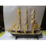 A model galleon