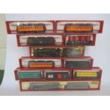 Two boxed Rivarossi H0 gauge locomotives and tenders including 1273 4-6-4 class J3A 'New York