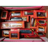 Sixteen boxed items of Hornby 00 gauge rolling stock