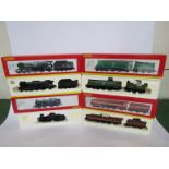 Four boxed Hornby Super Detail 00 gauge locomotives including LMS 4-6-2 Coronation Class 'Duchess