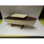 A wooden model boat 'Estralita'