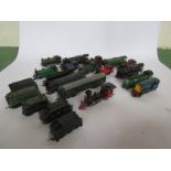 Sixteen assorted 00 gauge locomotives including Mainline, Hornby,