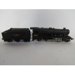 An unboxed Hornby-Dublo 00 gauge three rail 2-8-0 locomotive '48158' in BR black,