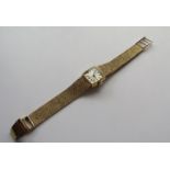 A 9ct gold Zenith lady's wristwatch, 25.