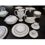 A Wedgwood "Cavendish" dinner service for 12, comprising, 12 dinner plates, 12 side plates,