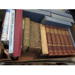 A box of mixed books including antiquarian,