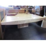 An Italian marble coffee table