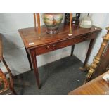 A Regency mahogany side table,