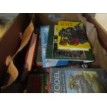 A box of model railway books