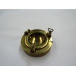 A brass nautical themed ashtray