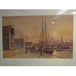 After Jason Partner, a modern colour print depicting wherry on The Broads & M.