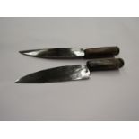 A pair of handmade re-enactment knives