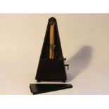 An early 20th Century ebonised metronome