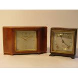 Two walnut cased Elliott timepieces, one a/f, the other retailed by S.