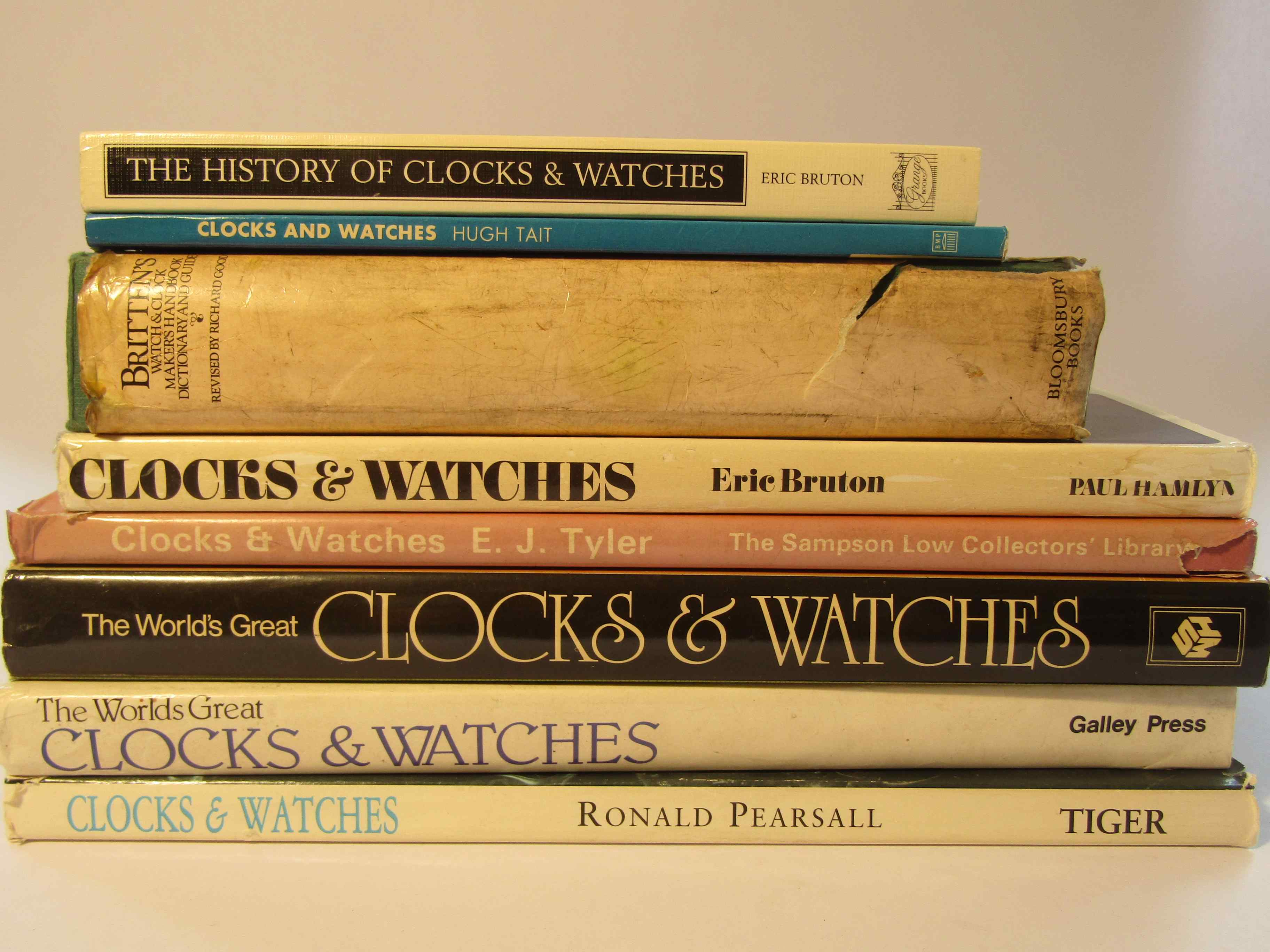 Eight horological reference volumes including "Britten's Watch & Clockmaker's handbook, - Image 2 of 2