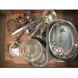 A quantity of silverplate and unusual item