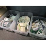 Three boxes of assorted items of china,