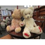 A Bell & Bell jointed teddy bear and another