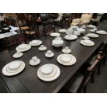 A Wedgwood "Cavendish" dinner service for 12, comprising, 12 dinner plates, 12 side plates,