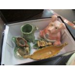 A Wade Nat West baby pig and Wade Whimsies